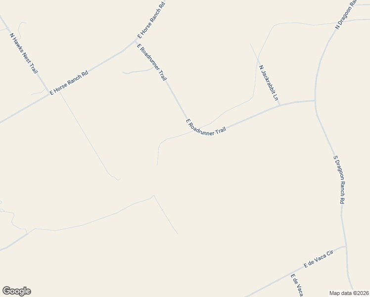 map of restaurants, bars, coffee shops, grocery stores, and more near East Roadrunner Trail in Saint David