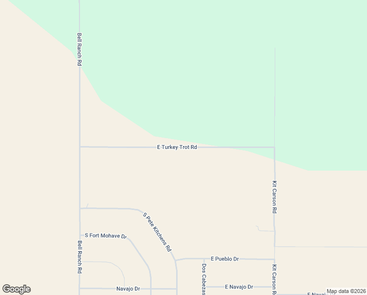 map of restaurants, bars, coffee shops, grocery stores, and more near East Turkey Trot Road in Cochise County