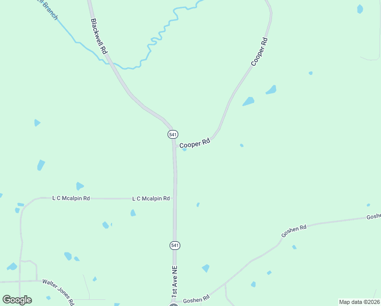 map of restaurants, bars, coffee shops, grocery stores, and more near 116 Cooper Road in Magee