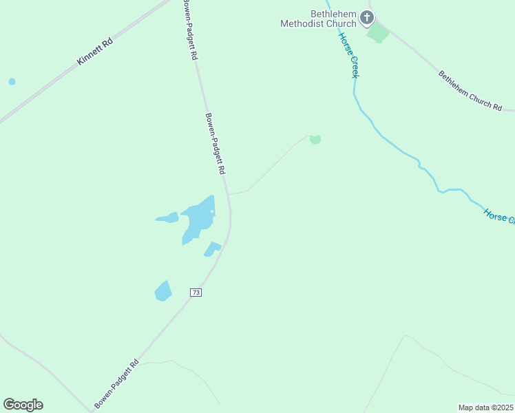 map of restaurants, bars, coffee shops, grocery stores, and more near 163 Bowen-Padgett Road in Jacksonville