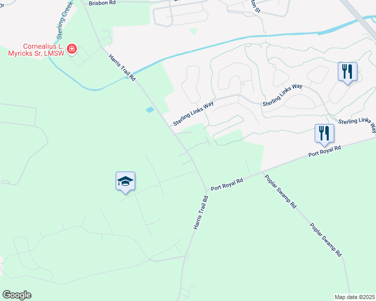 map of restaurants, bars, coffee shops, grocery stores, and more near 23 Merion Drive in Richmond Hill