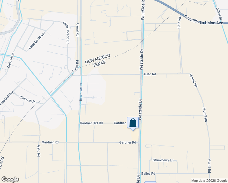 map of restaurants, bars, coffee shops, grocery stores, and more near 898 Gato Road in El Paso