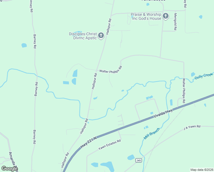 map of restaurants, bars, coffee shops, grocery stores, and more near 24 Leslie Lane in Hazlehurst
