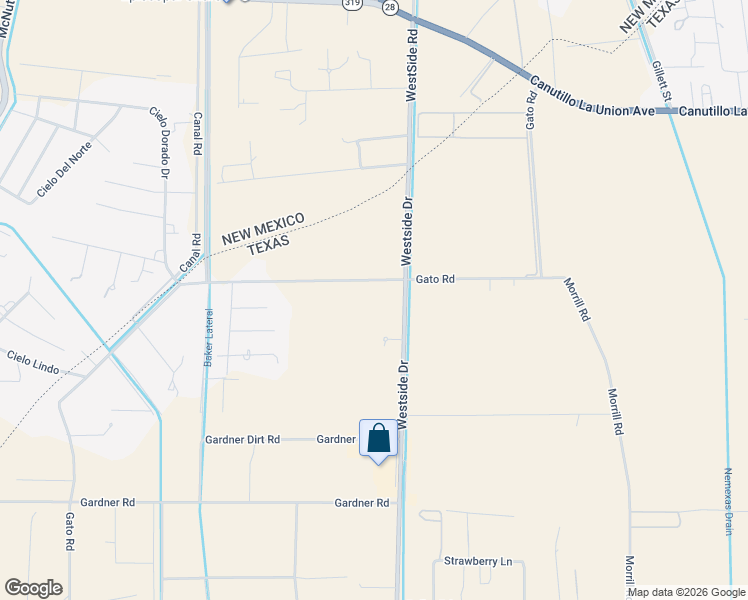 map of restaurants, bars, coffee shops, grocery stores, and more near 810 Gato Road in El Paso