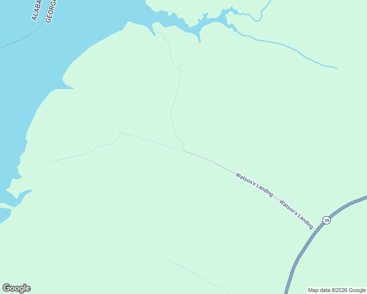 map of restaurants, bars, coffee shops, grocery stores, and more near Watson's Landing in Quitman County