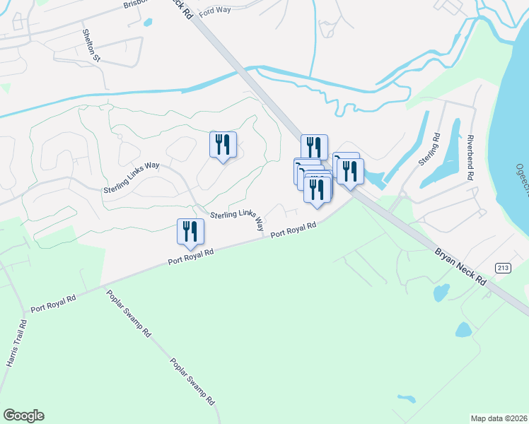 map of restaurants, bars, coffee shops, grocery stores, and more near 53 Horizon Lane in Richmond Hill