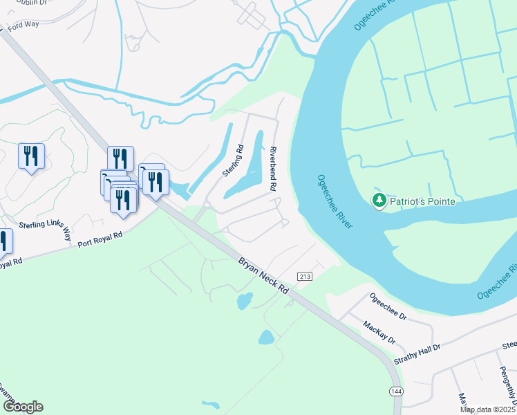 map of restaurants, bars, coffee shops, grocery stores, and more near 601 River Oaks Drive in Richmond Hill