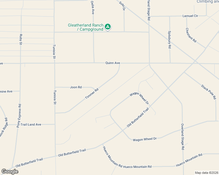 map of restaurants, bars, coffee shops, grocery stores, and more near Timmer Road in El Paso