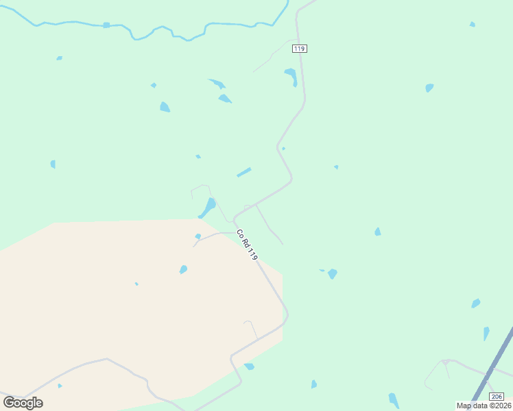 map of restaurants, bars, coffee shops, grocery stores, and more near 2138 County Road 119 in Hico