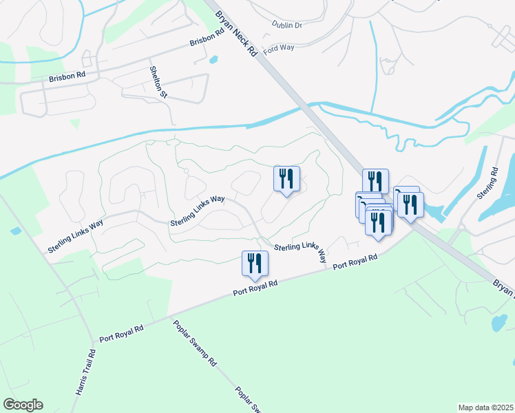 map of restaurants, bars, coffee shops, grocery stores, and more near 35 Waverly Lane in Richmond Hill