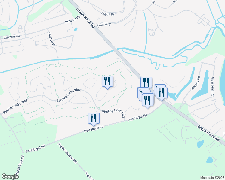 map of restaurants, bars, coffee shops, grocery stores, and more near 333 Waverly Lane in Richmond Hill