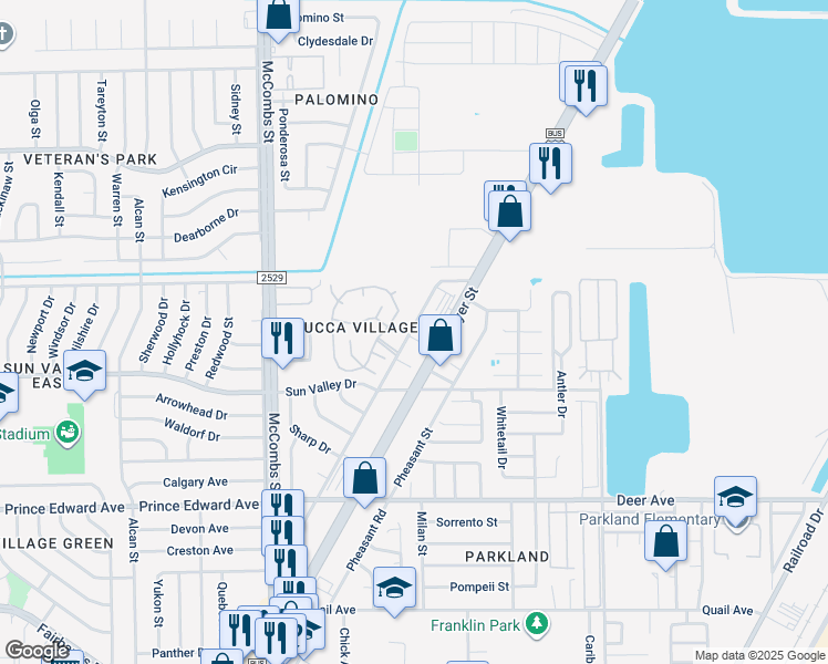map of restaurants, bars, coffee shops, grocery stores, and more near 10350 Grouse Road in El Paso