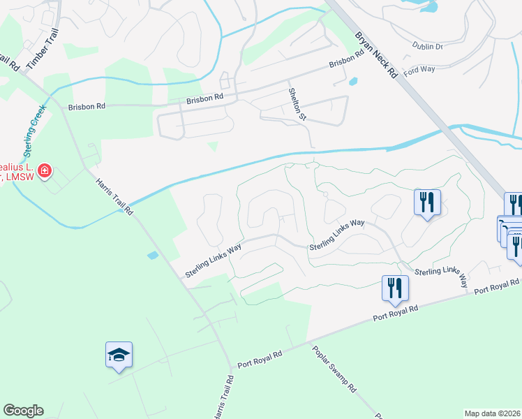 map of restaurants, bars, coffee shops, grocery stores, and more near 138 Hogan Drive in Richmond Hill