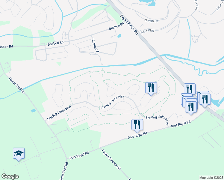 map of restaurants, bars, coffee shops, grocery stores, and more near 190 Fair View Drive in Richmond Hill