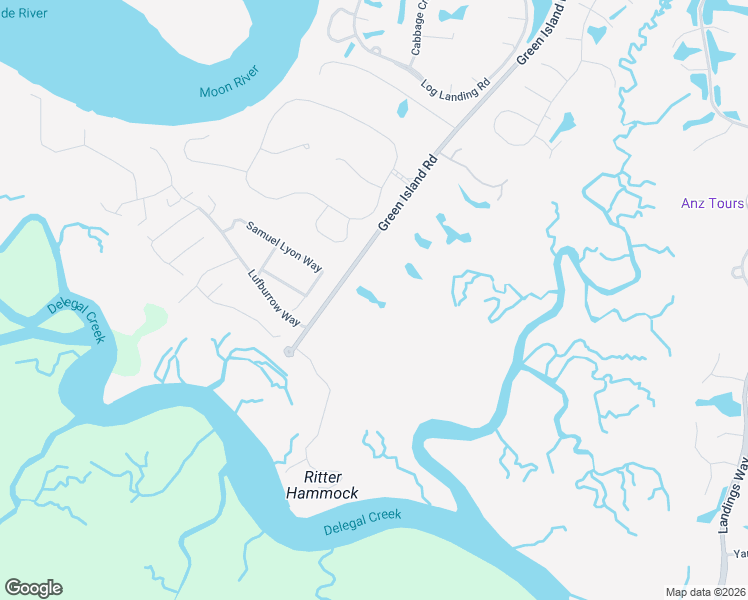 map of restaurants, bars, coffee shops, grocery stores, and more near 210 Green Island Road in Savannah
