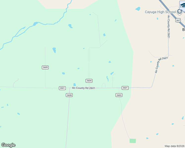 map of restaurants, bars, coffee shops, grocery stores, and more near 210 County Road 2604 in Tennessee Colony