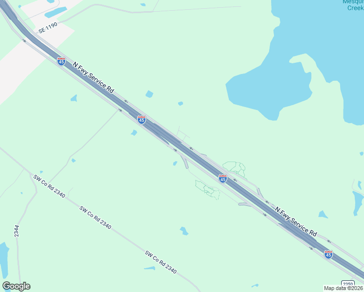 map of restaurants, bars, coffee shops, grocery stores, and more near Interstate 45 in Richland