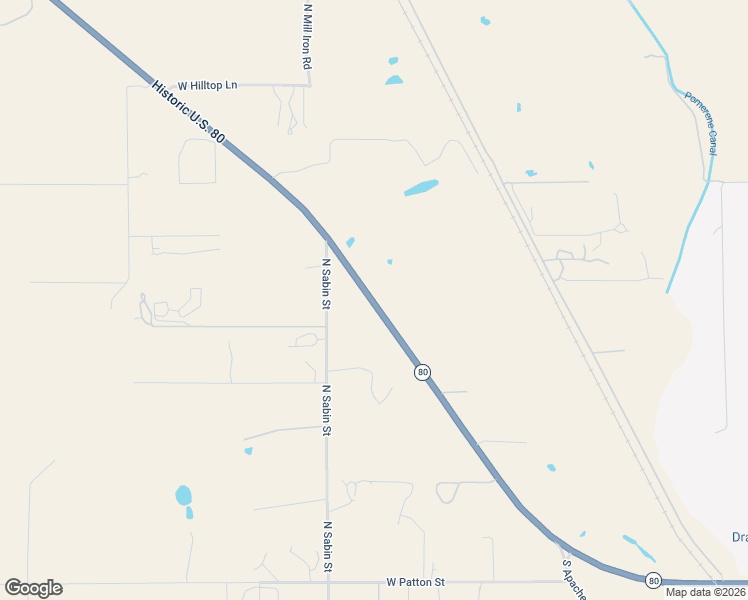 map of restaurants, bars, coffee shops, grocery stores, and more near 305 Arizona 80 in Saint David