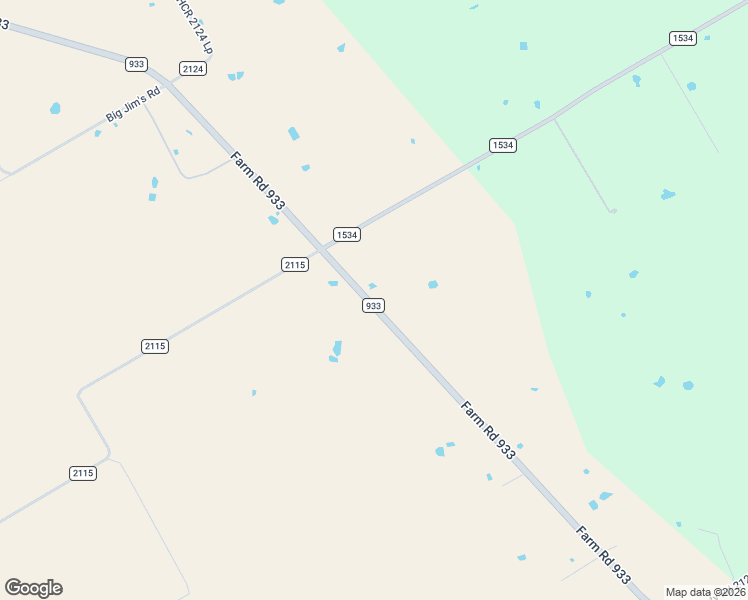 map of restaurants, bars, coffee shops, grocery stores, and more near 2942 Farm to Market Road 933 in Whitney