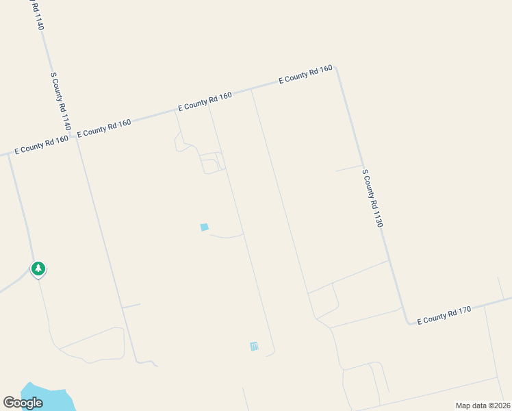 map of restaurants, bars, coffee shops, grocery stores, and more near 7511 South County Road 1133 in Midland