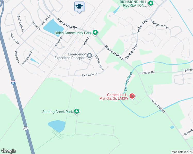 map of restaurants, bars, coffee shops, grocery stores, and more near 153 Rice Gate Drive in Richmond Hill