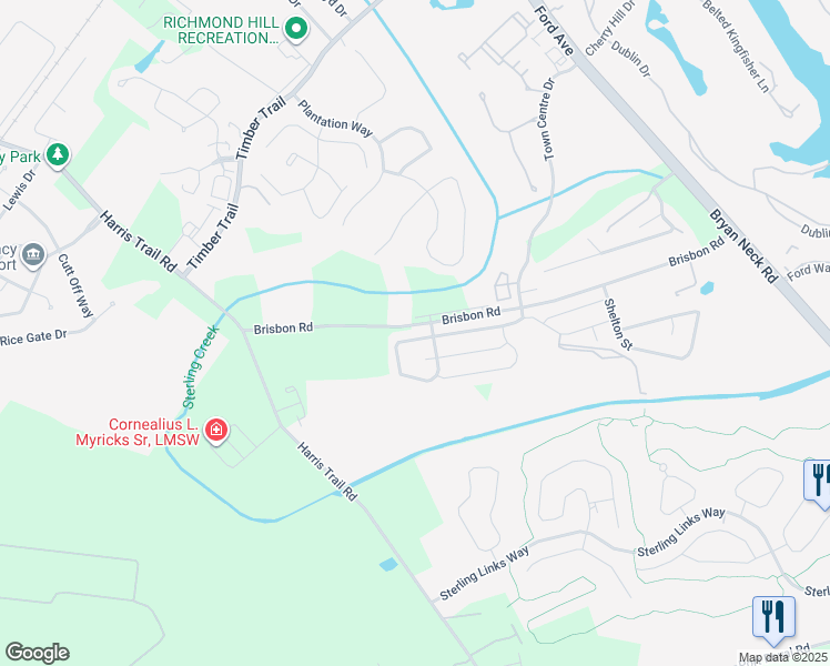 map of restaurants, bars, coffee shops, grocery stores, and more near 305 Cantle Drive in Richmond Hill