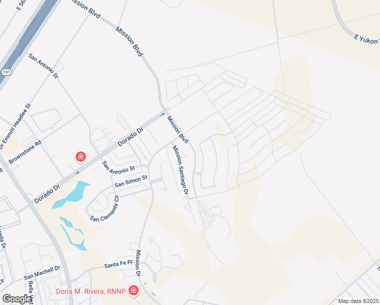 map of restaurants, bars, coffee shops, grocery stores, and more near 3 San Rafael in Odessa