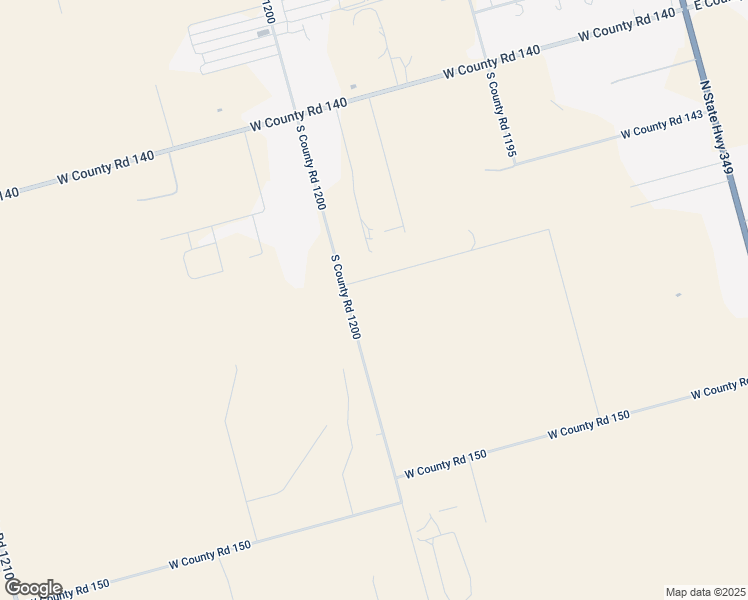 map of restaurants, bars, coffee shops, grocery stores, and more near 5937-6435 South County Road 1200 in Midland