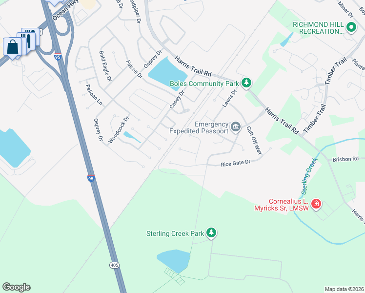 map of restaurants, bars, coffee shops, grocery stores, and more near 80 Bee Keeper Court in Richmond Hill