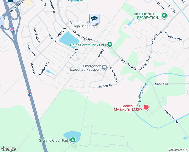 map of restaurants, bars, coffee shops, grocery stores, and more near 65 Ashley Court in Richmond Hill