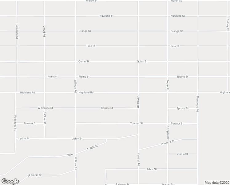 map of restaurants, bars, coffee shops, grocery stores, and more near Highland Road in Cochise County