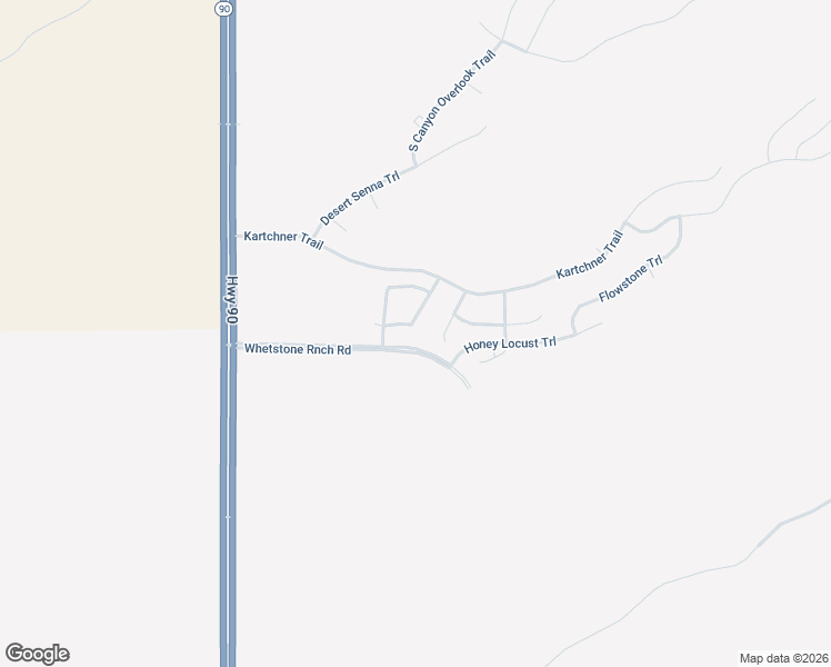 map of restaurants, bars, coffee shops, grocery stores, and more near 1706 South Mystery Canyon Drive in Benson
