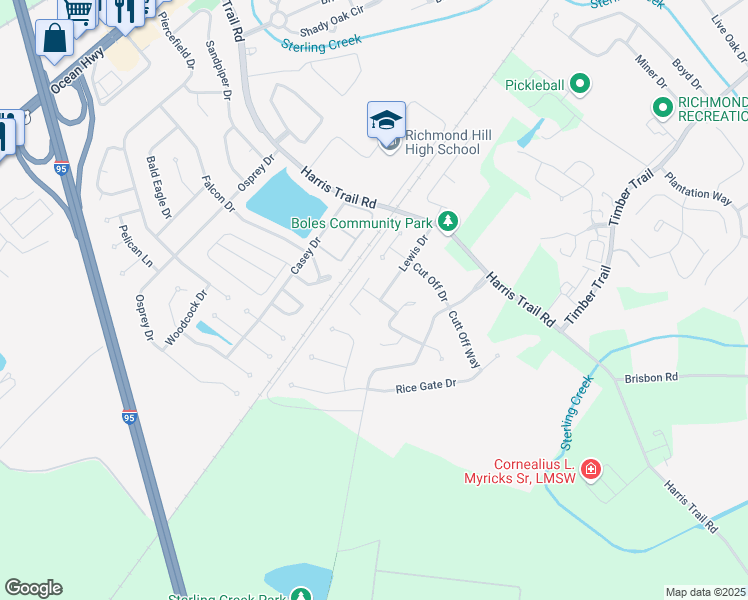map of restaurants, bars, coffee shops, grocery stores, and more near 72 Dimick Drive in Richmond Hill