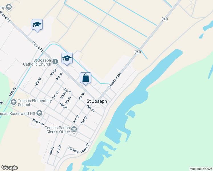 map of restaurants, bars, coffee shops, grocery stores, and more near North in Saint Joseph