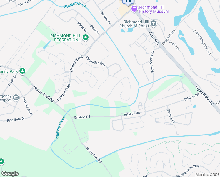 map of restaurants, bars, coffee shops, grocery stores, and more near 383 Plantation Way in Richmond Hill