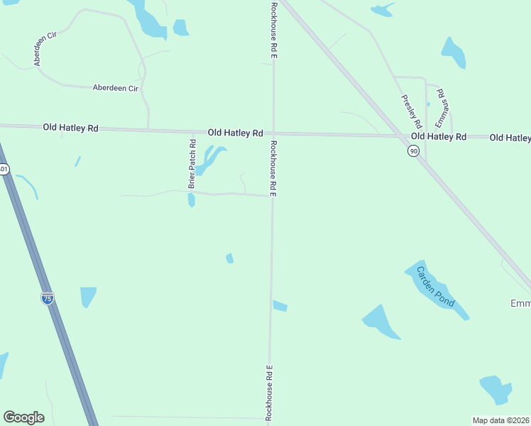 map of restaurants, bars, coffee shops, grocery stores, and more near 114 Brier Patch Road in Cordele