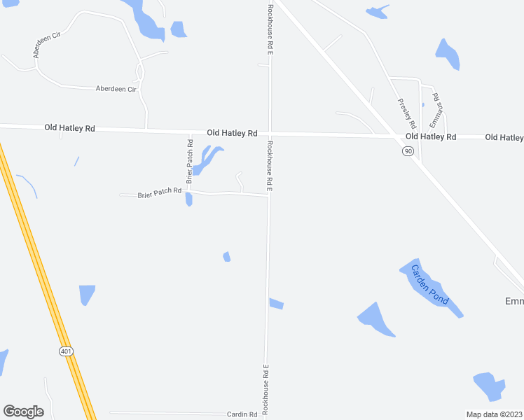 map of restaurants, bars, coffee shops, grocery stores, and more near 114 Brier Patch Road in Cordele