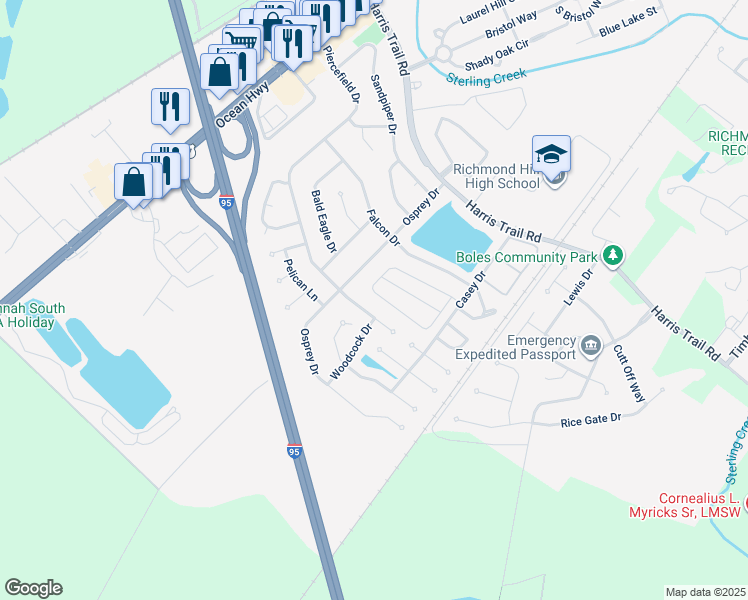 map of restaurants, bars, coffee shops, grocery stores, and more near 286 Teal Lake Drive in Richmond Hill