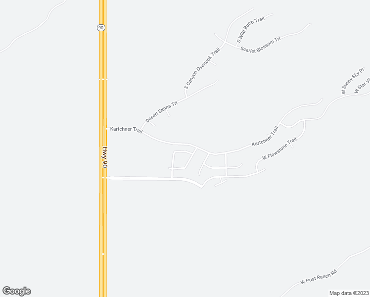 map of restaurants, bars, coffee shops, grocery stores, and more near 1568 West Tufts Trail in Benson