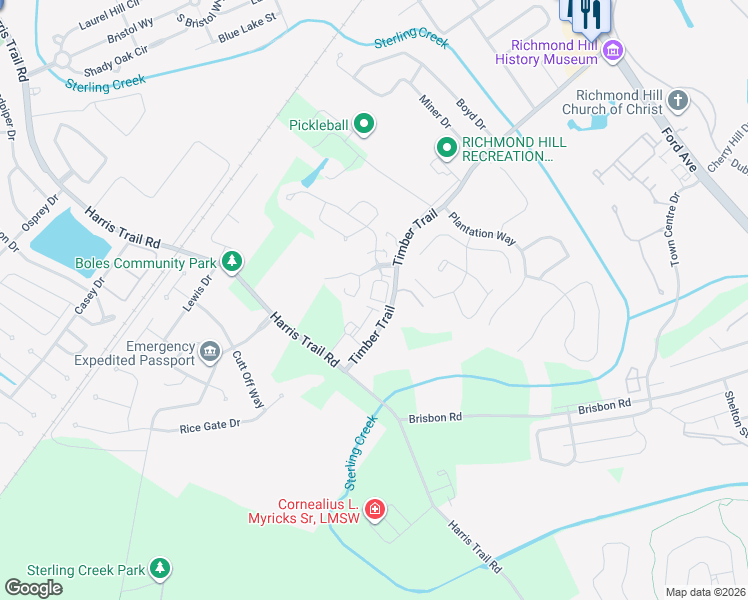 map of restaurants, bars, coffee shops, grocery stores, and more near in Richmond Hill