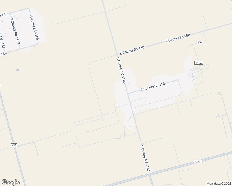 map of restaurants, bars, coffee shops, grocery stores, and more near 6500-7164 South County Road 1160 in Midland