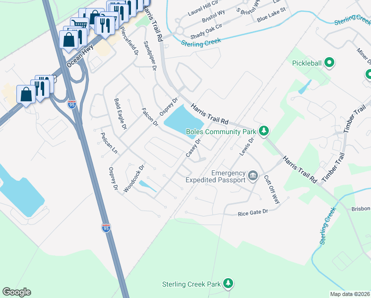 map of restaurants, bars, coffee shops, grocery stores, and more near 22 Teal Lake Drive in Richmond Hill