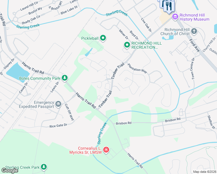 map of restaurants, bars, coffee shops, grocery stores, and more near in Richmond Hill