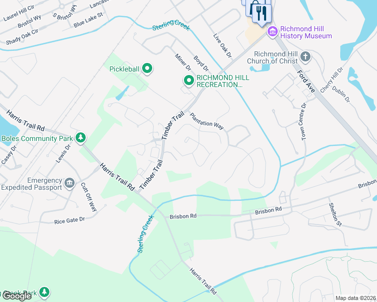 map of restaurants, bars, coffee shops, grocery stores, and more near 194 Cottonham Court in Richmond Hill