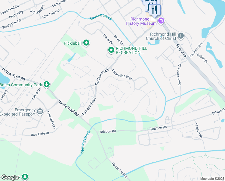 map of restaurants, bars, coffee shops, grocery stores, and more near 150 Teachers Row in Richmond Hill