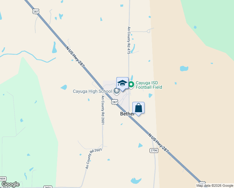 map of restaurants, bars, coffee shops, grocery stores, and more near 17750 North US Highway 287 in Tennessee Colony