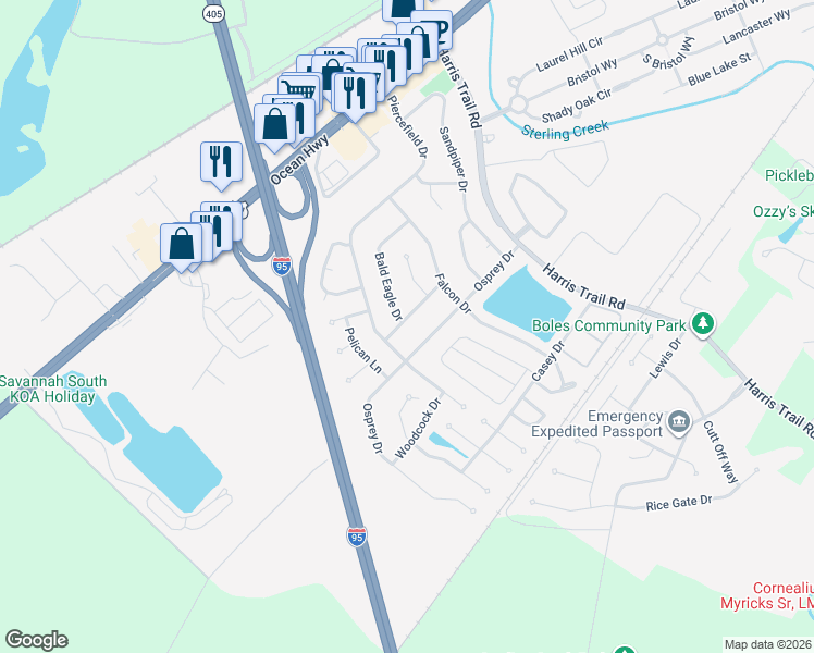 map of restaurants, bars, coffee shops, grocery stores, and more near 131 Blue Heron Drive in Richmond Hill