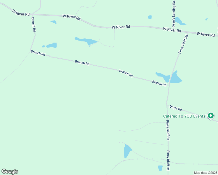 map of restaurants, bars, coffee shops, grocery stores, and more near 545 Branch Road in Baxley