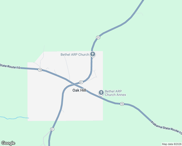 map of restaurants, bars, coffee shops, grocery stores, and more near Highway 21 in Pine Apple