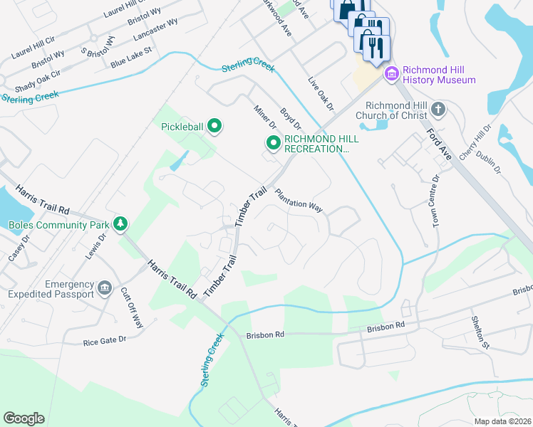 map of restaurants, bars, coffee shops, grocery stores, and more near 40 Golden Rod Loop in Richmond Hill